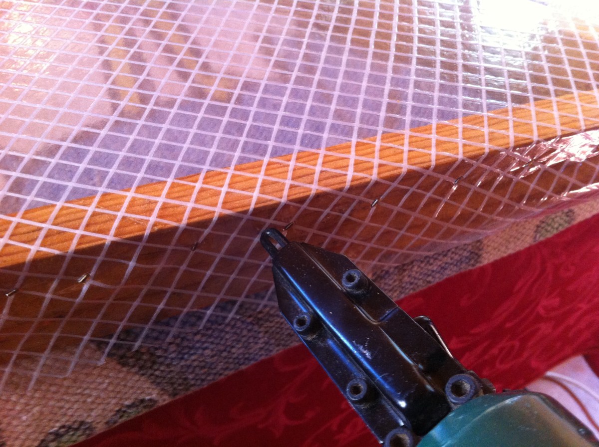 Tiangulo con plastico