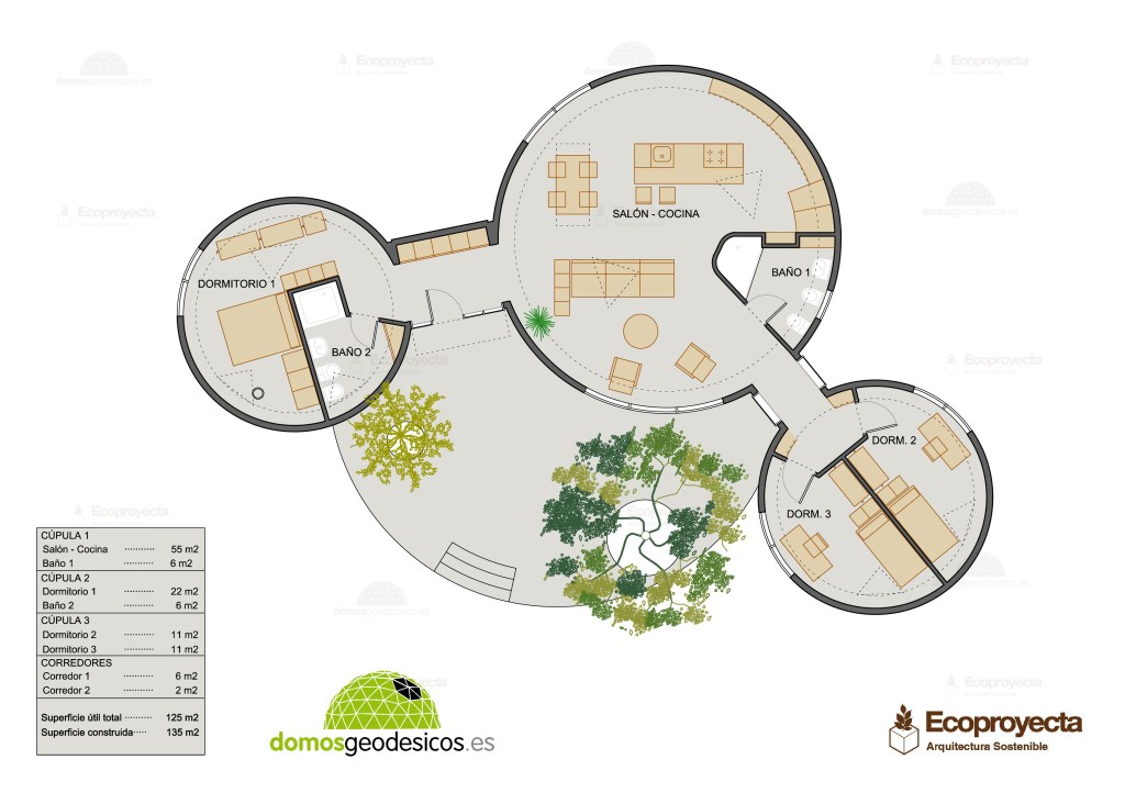 PLANTA  CASA GEODÉSICA TORROJA